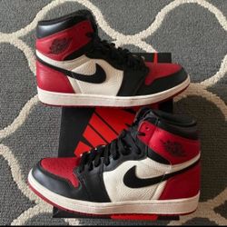 Jordan 1 Bred Toe Size 9.5