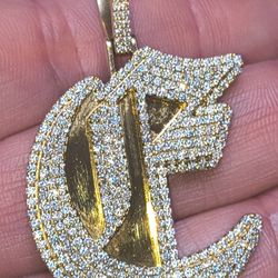 14k Custom Natural Diamonds 6 Carats Vs1s E PENDANT