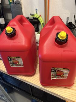 Two 5 Gallon Gas Containers
