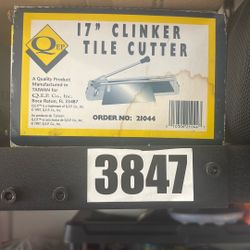 TILe Cutter -17 Inches