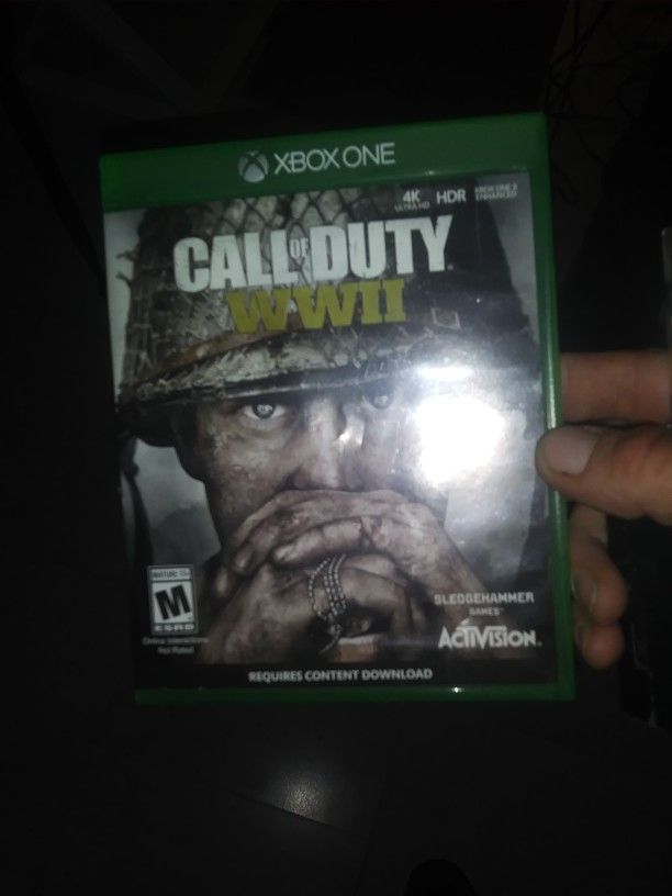 XBOX ONE Call Of Duty WW2 Video Game! LIKE NEW!