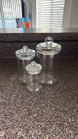 Clear jars