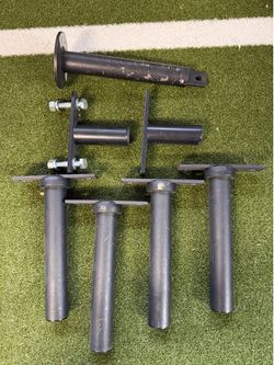 Squat rack weight posts