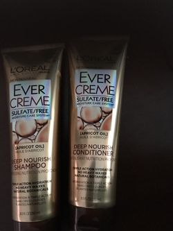 L’Oreal Ever Creme Sulfate free shampoo/conditioner- $4.50 each