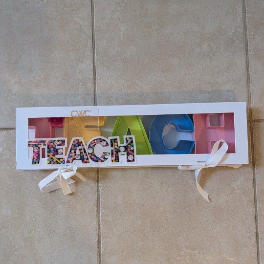 Fillable Word Storage Gift Box TEACH