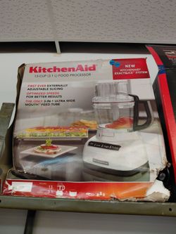 Kitchen aid food processor new