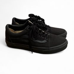 Vans old skool all black shoes