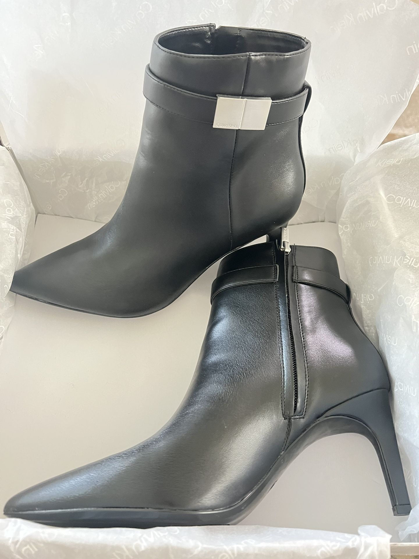 Calvin Klein Black Boots, Size 8