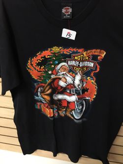 Harley Davidson happy holidays men XL tee
