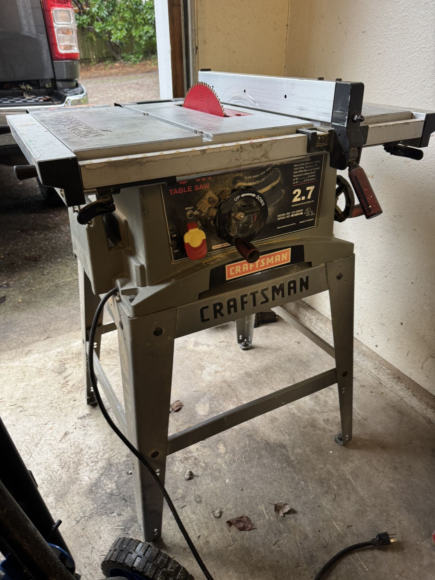 Craftsman 10” Table Saw