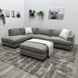 Gray Sectional Couch - Free Delivery 