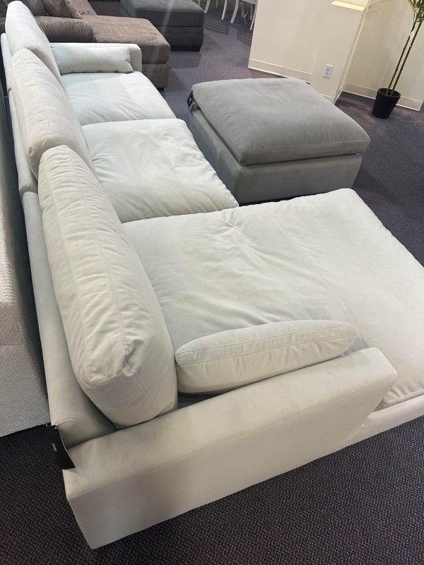 Comfy Plush Modular Sectional Sofa Couch