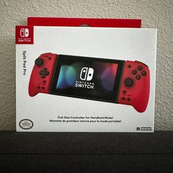 Red Nintendo switch split pad pro