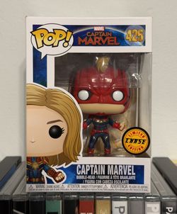Funko Pop! Marvel Captain Marvel (Masked) #425 Chase Variant Vinyl Figure!