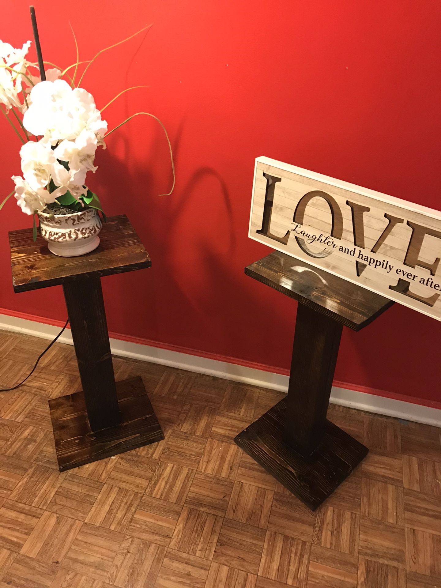 Expresso Stain Side Table Set