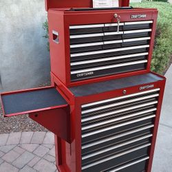 Large Sears Craftsman 21 Drawers HD  Rollaway Tool Box