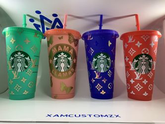 Custom color changing cups