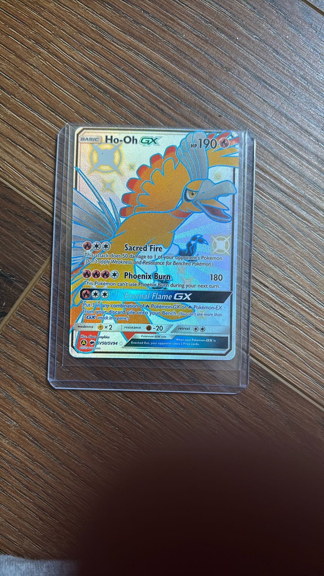 Shiny Ho-Oh GX - Hidden Fates