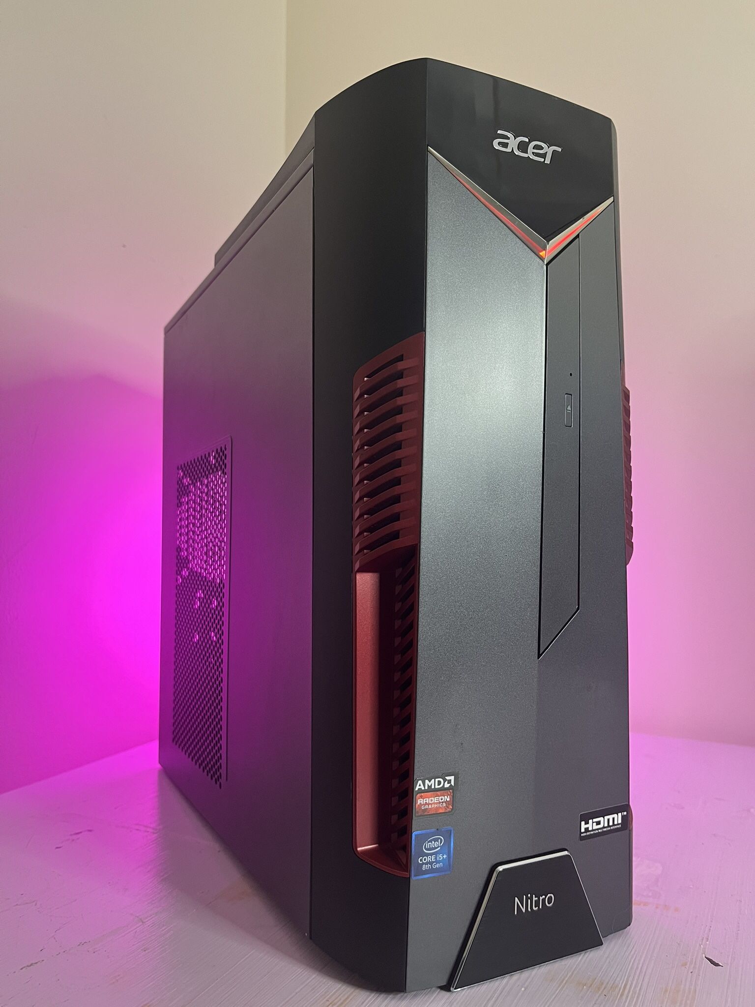 Acer Nitro N50 Gaming PC! 480GB SSD | AMD Radeon RX 5500 XT | Intel Core i5-8400 | 16GB DDR4 RAM