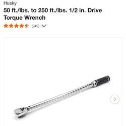 Husky 1/2” Torque Wrench 