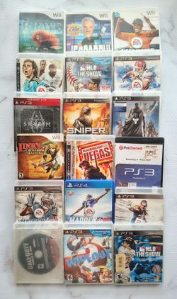 PlayStation and Wii games 20 games one low price!