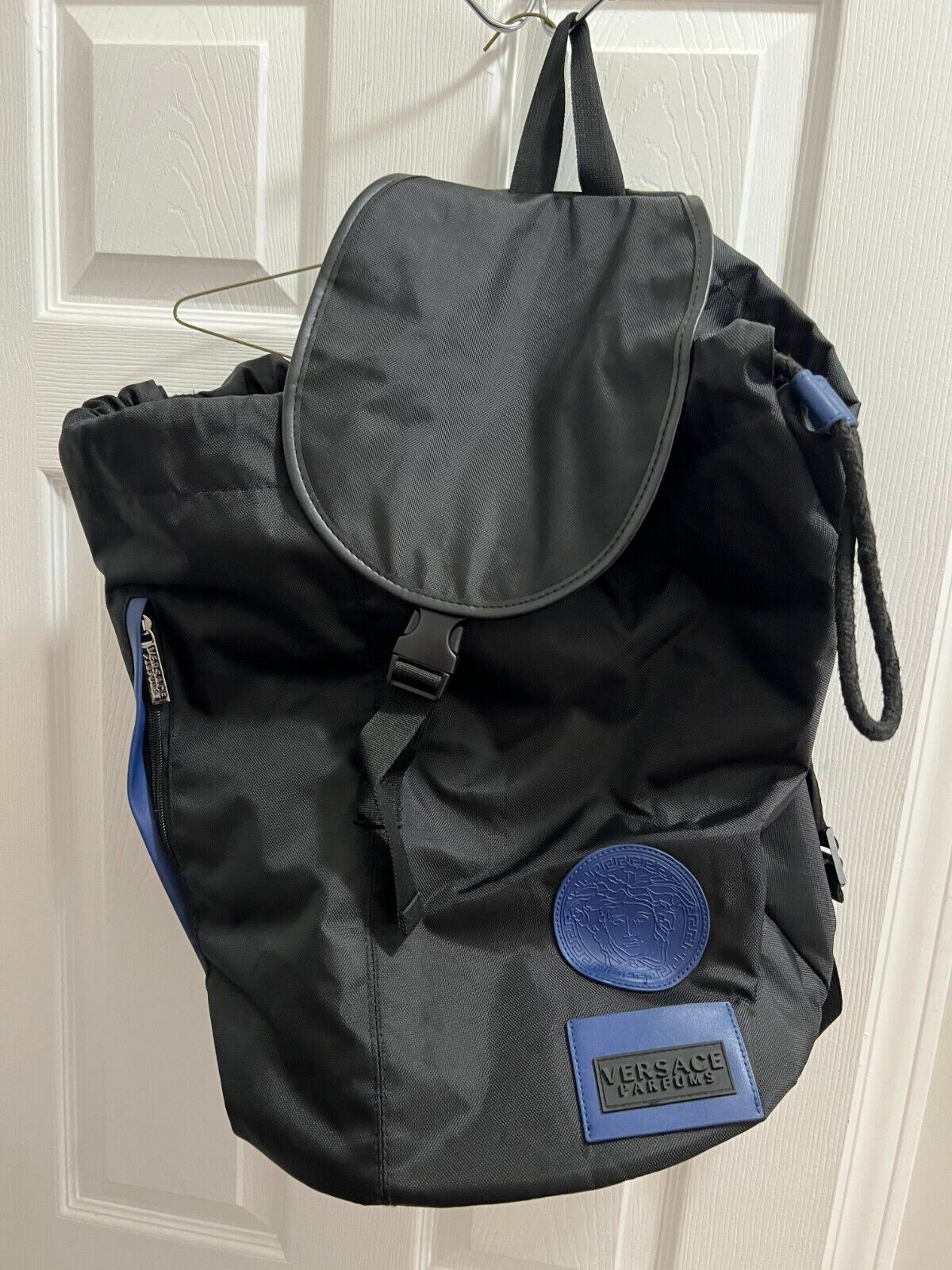 Bag Versace Dylan Blue Backpack Versace Dylan Blue Backpack Outlet - Main Image