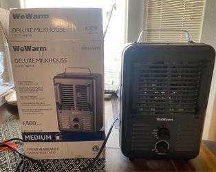 Two open we warm utility heater