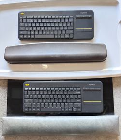 Logitech Wireless Keyboards with Wrist Rests