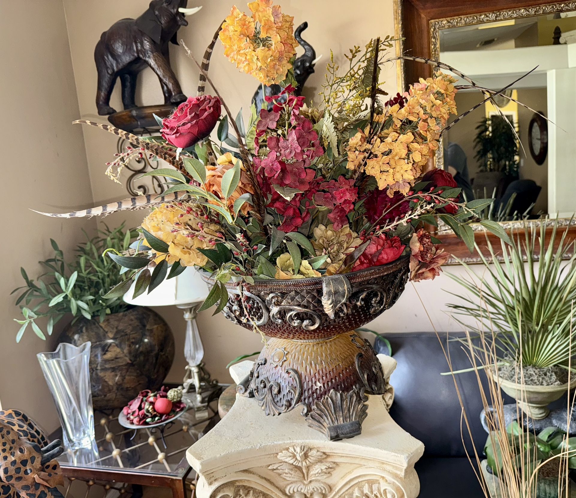 Large Floral Center Piece