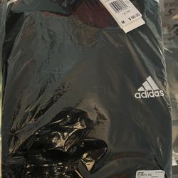 Adidas Essentials Fleece 3-Stripes Full Zip Men's Hoodie - Black, M