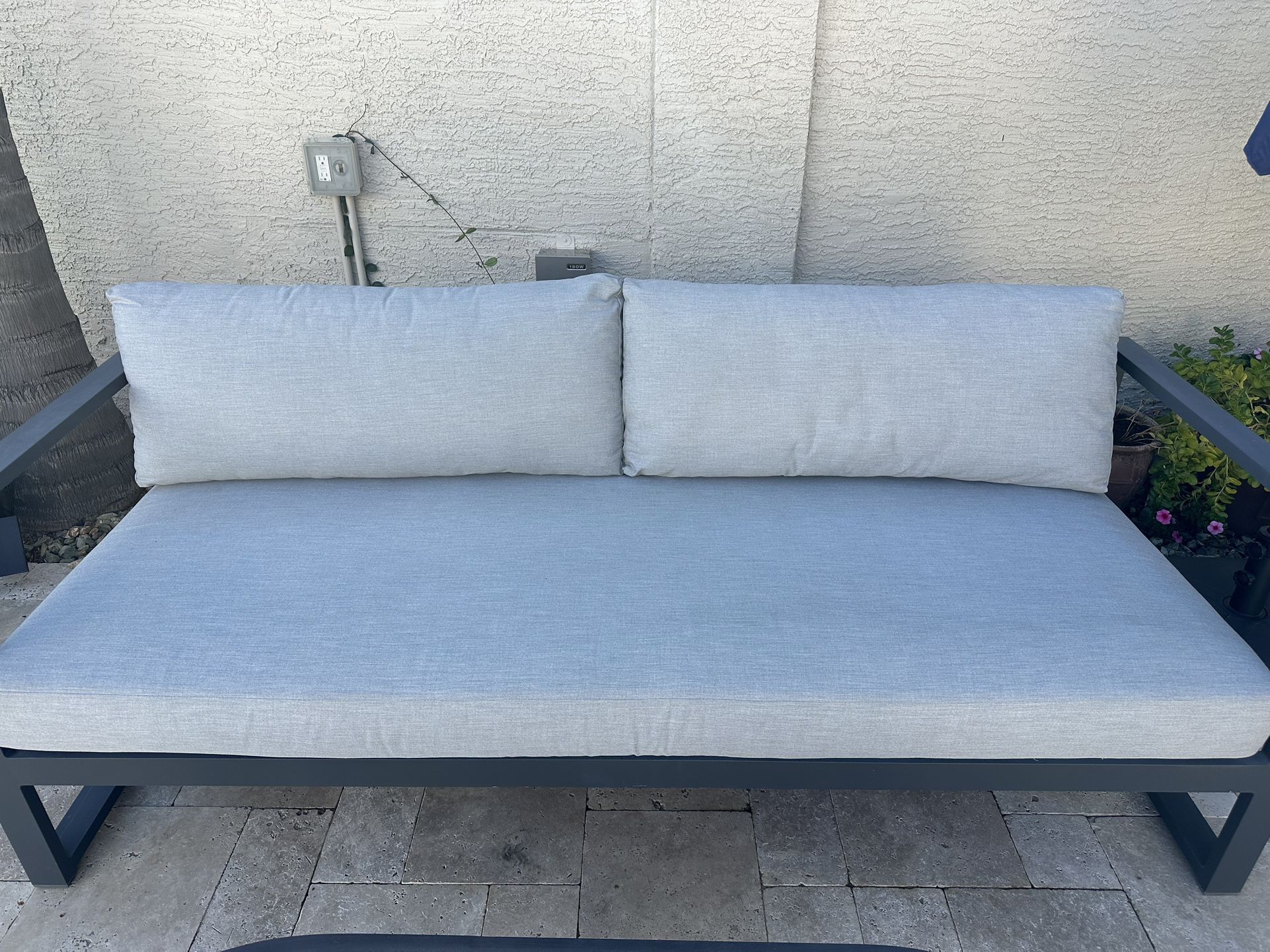 Patio Sofa And Table