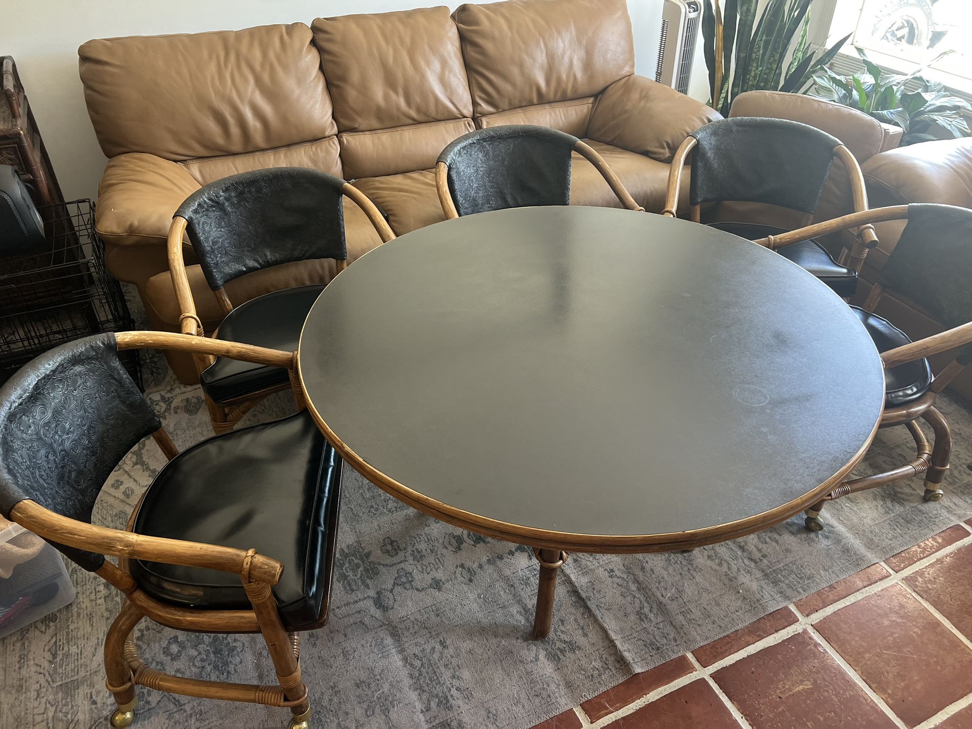 Ficks Reed Rattan Dining Set