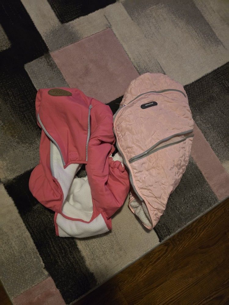 Two Winter Infant Car Seat Covers