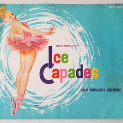 1961 Ice Capades Program 