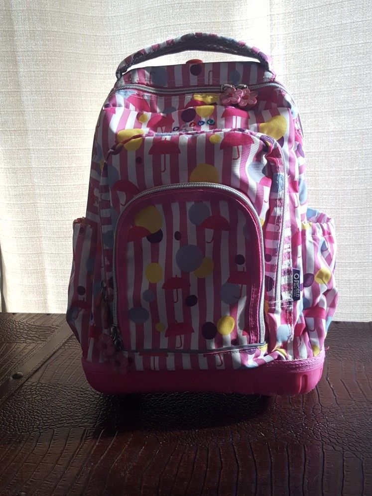JWorld New York Rolling Backpack And Matching Lunchbag