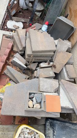 Free landscaping pavers