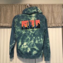 Artist Union Death Valley Arizona Tie Dye Hoodie Sweatshirt Size Medium