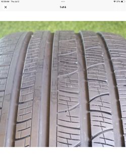 315 35R21 Pirelli Scorpion Verde A/S 95% Tread 8/32 111V SKU 27348 Grade A. Tires