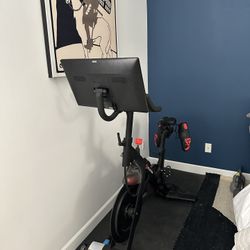 Peloton Bike (with Shoes, Yoga blocks, weights) 
