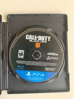 PlayStation 4 PS4 call of duty black ops 4 game