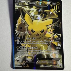 Pokémon Pikachu EX XY124 Black Star Promo Full Art Holo Rare **NM  