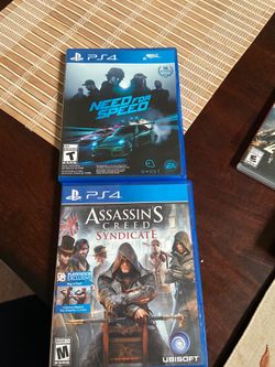 PS4 games and two Nintendo switch