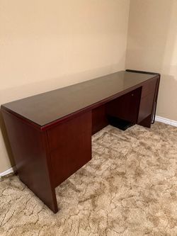 Cherry Wood Executive Desk