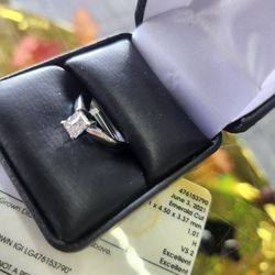 1k White Lab Diamond Ring Size 7 Price 740