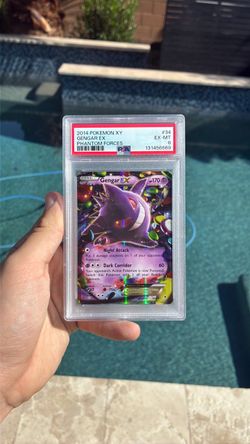 Pokemon Gengar EX psa 6 slab