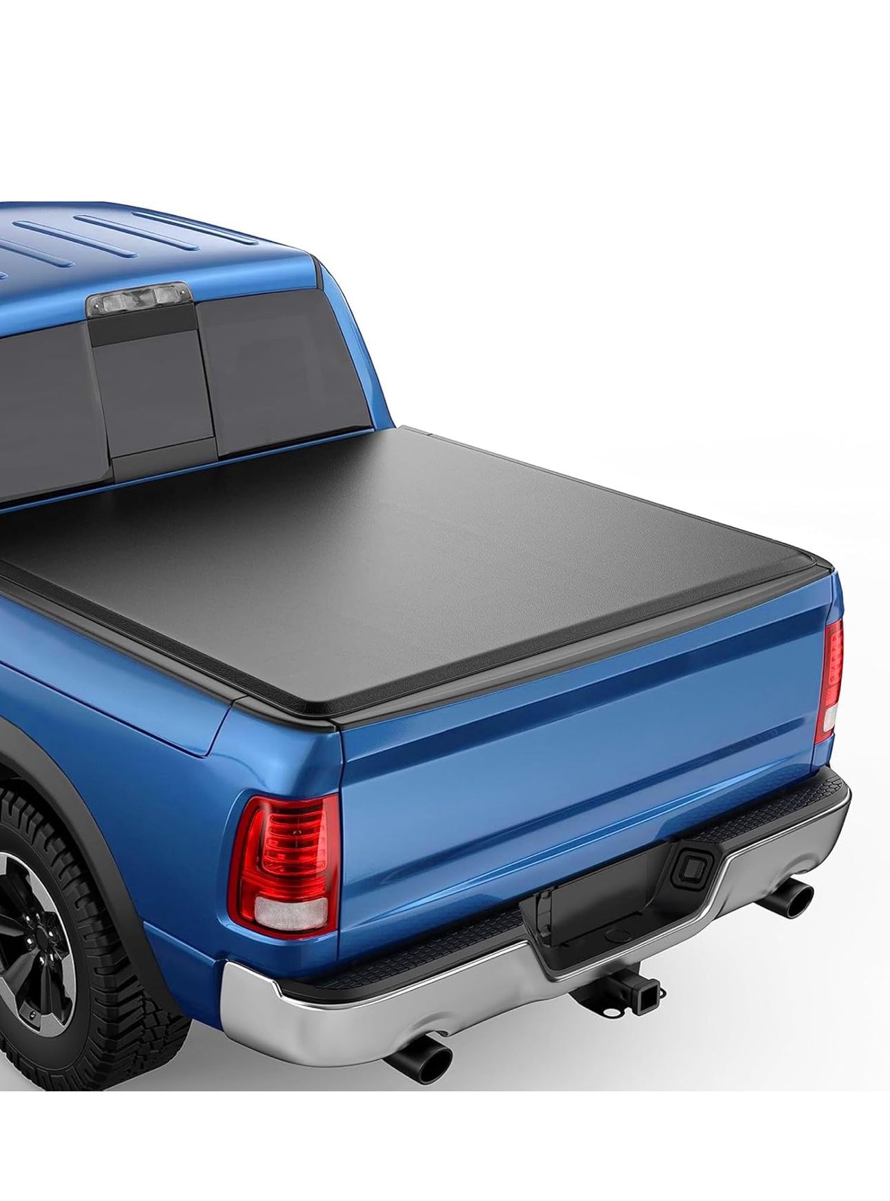 6.9Ft Soft Roll Up Truck Bed Tonneau Cover for 2020-2024 Chevy Silverado/GMC Sierra 2500 HD 3500 HD 6.9 Ft (82.2") Fleetside Bed, Waterproof and Easy