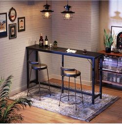 71” Bar Height Table | Modern Pub Table | New in Box