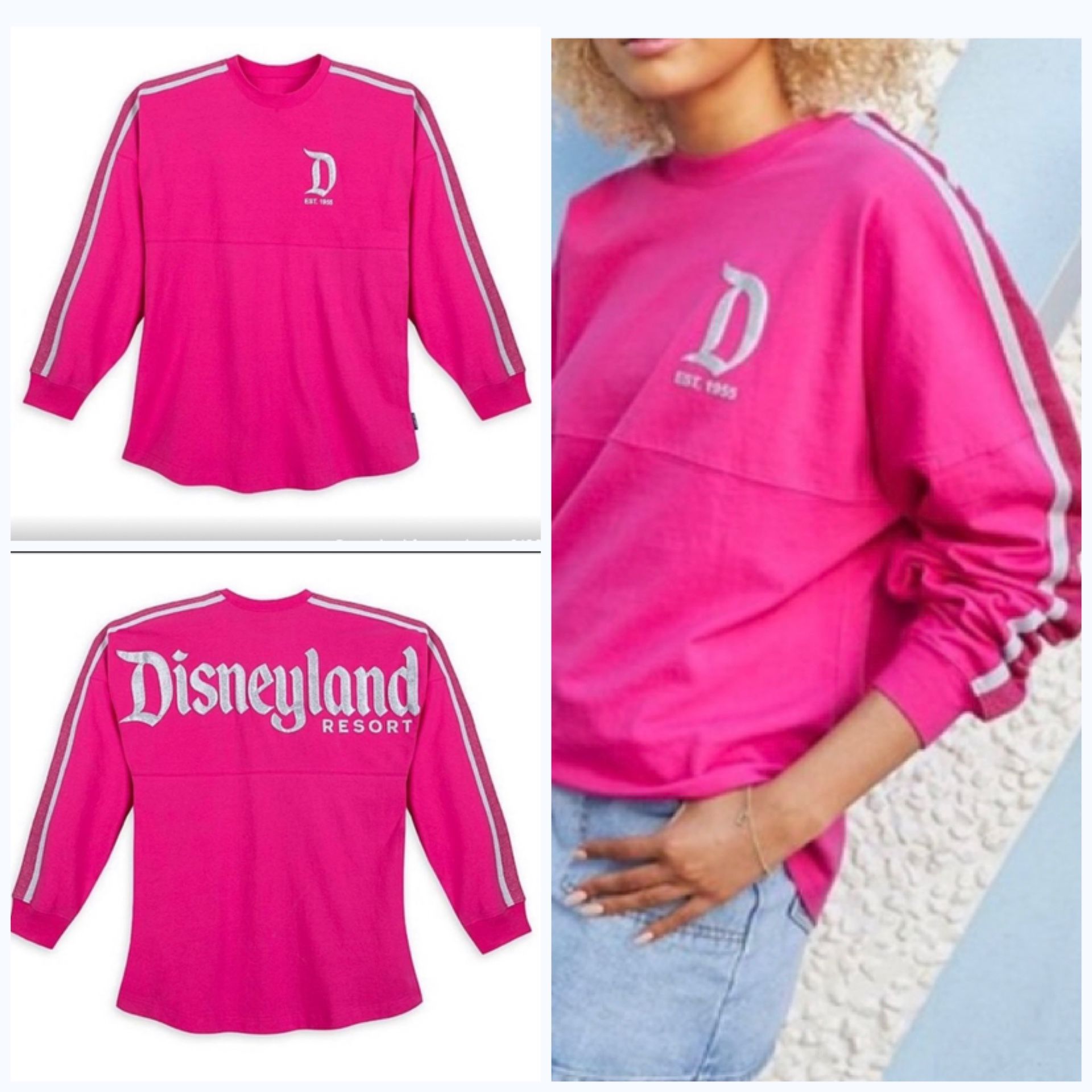 New Disneyland Spirit Jersey Pink Small And XS