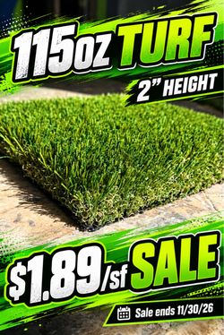 900sf Roll - 115 Ounce Turf - Artificial Grass