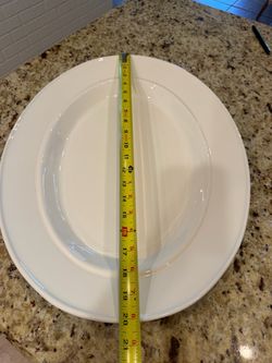 CRATE & BARREL large serving platters